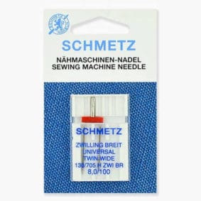 Иглы Schmetz двойные стандартные 130/705H ZWI № 100/8.0, 1 шт